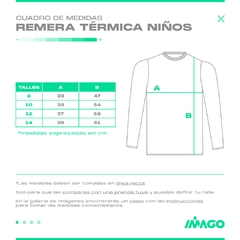 Camiseta Térmica Niños Blanca - tienda online