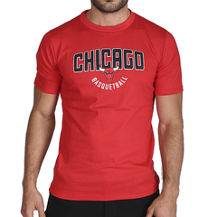 Remera algodón Chicago roja