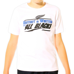 Remera Niño All Blacks Blanco