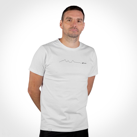 REMERA HOMBRE OUTLINE / BLANCA