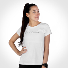 REMERA MUJER OUTLINE / BLANCA