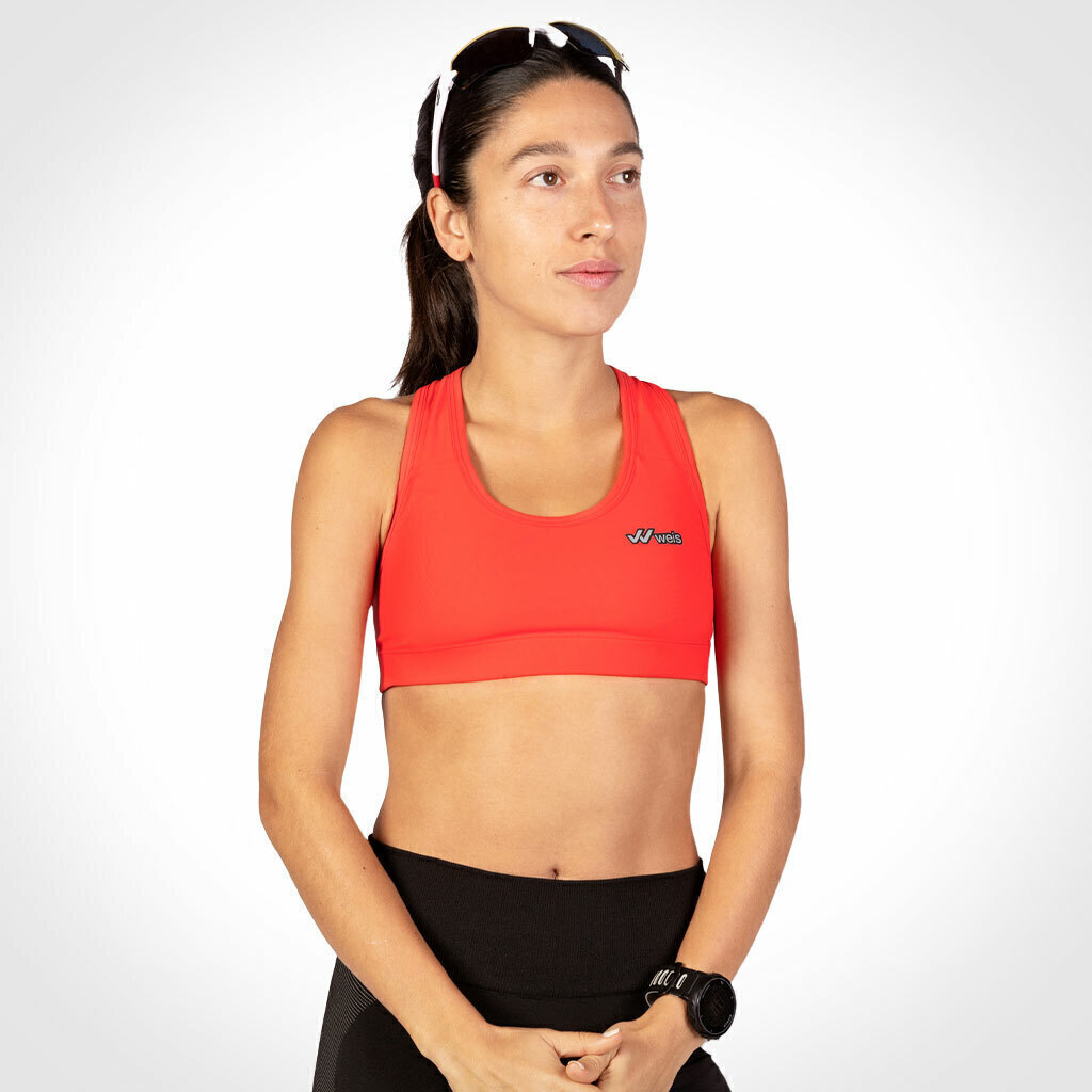 Top deportivo rojo sale