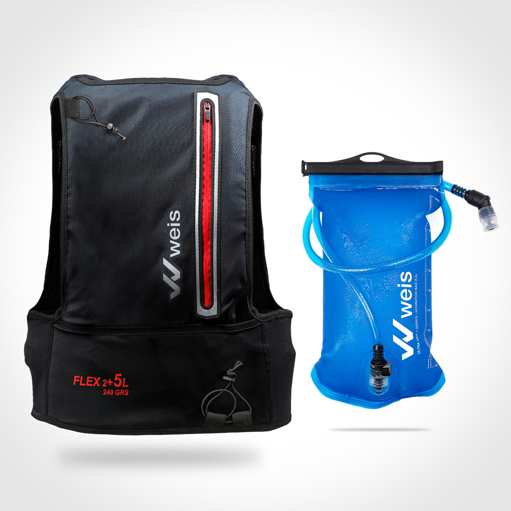 CHALECO FLEX 2 5 L CON HYDRATION BAG 2 L WEIS