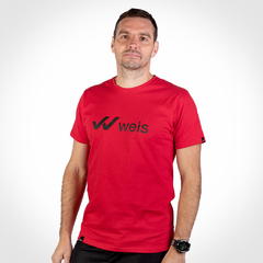 REMERA HOMBRE WEIS LOGO / ROJA