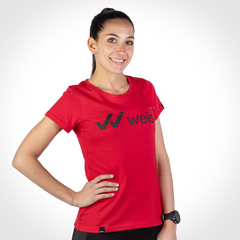 REMERA MUJER WEIS LOGO / ROJA en internet