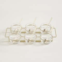 Set de copetineros / vasos para postre en internet