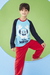 PIJAMA INVIERNO YETI CELESTE - comprar online