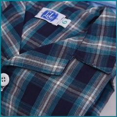 Pijama Camisa Apolo Azul - comprar online