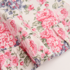Vestido Pelque Flores Rosa - comprar online