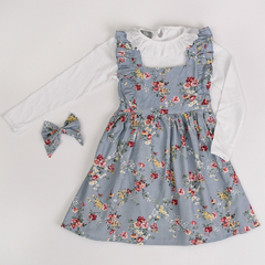 Vestido Lule Flor Celeste - comprar online