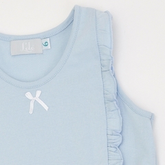 Pijama Remera Tinker Celeste - comprar online