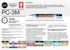 POSCA 3M - VERMELHO (0,9~1,3mm) - comprar online