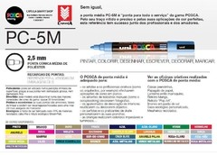POSCA 5M - AMARELO FLÚOR (1,8~2,5mm) - comprar online