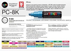 POSCA 8K - VERMELHO VINHO (8mm) - comprar online