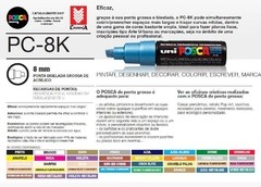 POSCA 8K - MARFIM (8mm) - comprar online