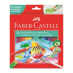 ECOLÁPIS AQUARELÁVEL 24 CORES - FABER CASTELL