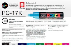 POSCA 17K - BRANCO (10~15mm) - comprar online