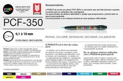 POSCA 350 PINCEL - AZUL (0,1~10mm) - comprar online