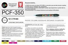 POSCA 350 PINCEL - PRATA (0,1~10mm) - comprar online