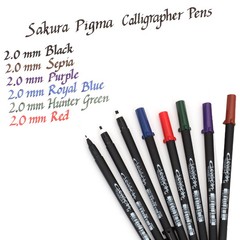 CANETA PIGMA CALLIGRAPHER 20 - SAKURA