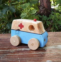 Mini camioncitos de madera - tienda online