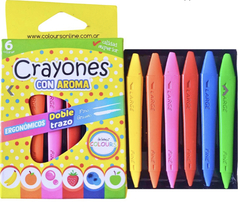 Crayones con aroma x6