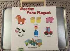 wooden farm playset - comprar online