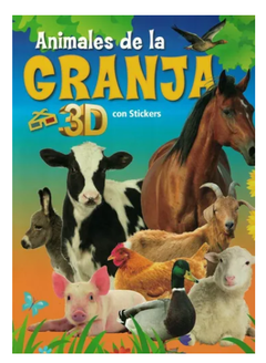 Animales de la granja 3D con stickers