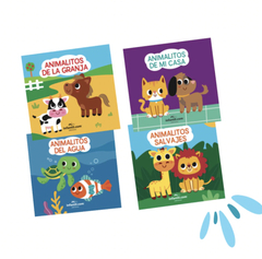 Coleccion Animalitos coloridos (libros de baño)