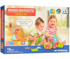 Bloques magnetic 16 pc con diseño infantil