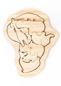 Puzzle de madera África 