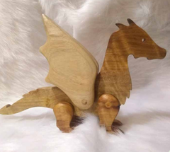 Dragón articulado de madera - comprar online