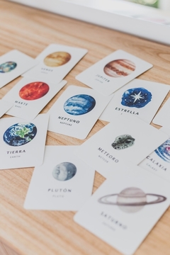 Flash Cards del Sistema solar