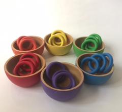 Set Gotitas de colores anillos - comprar online