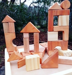 Bloques 40 piezas madera - comprar online