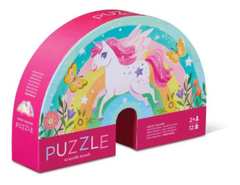 puzzle 12 piezas arcoiris unicornio