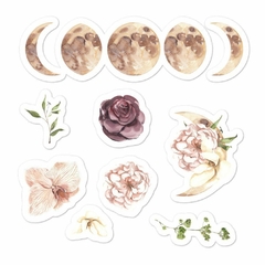 flor de luna stickers - comprar online