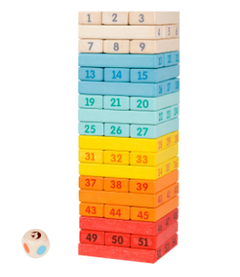 torre de colores numérico