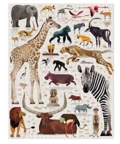 Puzzle 750 piezas Animales de África - comprar online