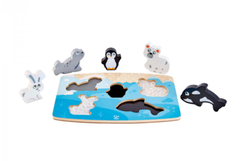 Puzzle Táctil Animales polares
