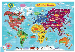 Puzzle World Cities + poster 200pc - comprar online