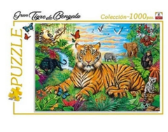 Rompecabezas 1000 piezas, El gran tigre de Bengala