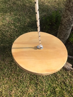 Hamaca circular madera disco rodaja