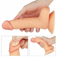 INGEN LOVETOY CINTA PENIANA 18X3,6CM DILDO COM ESCROTO – CÓD 1517