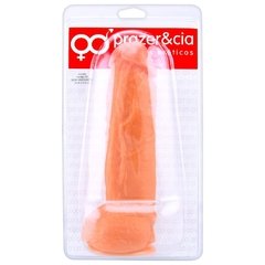 PRÓTESE REALÍSTICA 24X5CM MACIÇA COM ESCROTO E SEM VIBRADOR - CÓD 1149