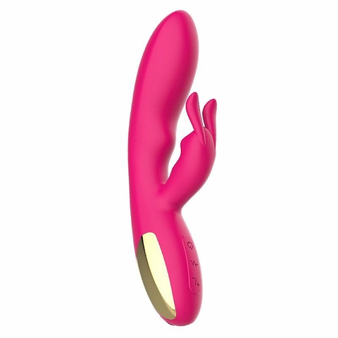 NV TOYS CRAZY RABBIT VIBRADOR 17X3CM RECARREGÁVEL COM 10 MODOS DE VIBRAÇÃO COR ROSA - CÓD 2528