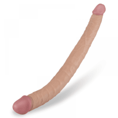 REALISTIC DOUBLE DILDO - PÊNIS DUPLO 36X4CM COM GLANDE DEFINIDA NAS 2 EXTREMIDADES – CÓD 1265