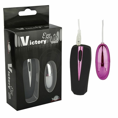 VICTORY EGG BULLET COM VIBRAÇÃO COR ROSA