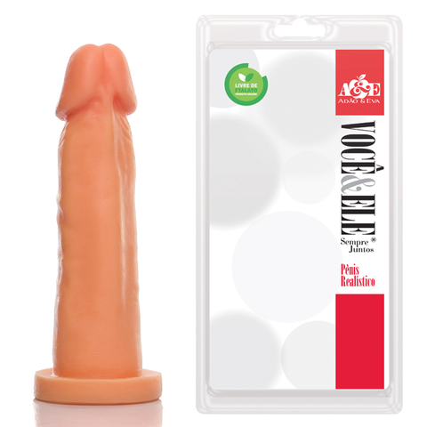 PRÓTESE REALÍSTICA 16X4CM SEM VIBRADOR