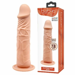 PRÓTESE REALÍSTICO 20X4,2CM MACIÇO SEM VIBRADOR COR BEGE - CÓD 1541